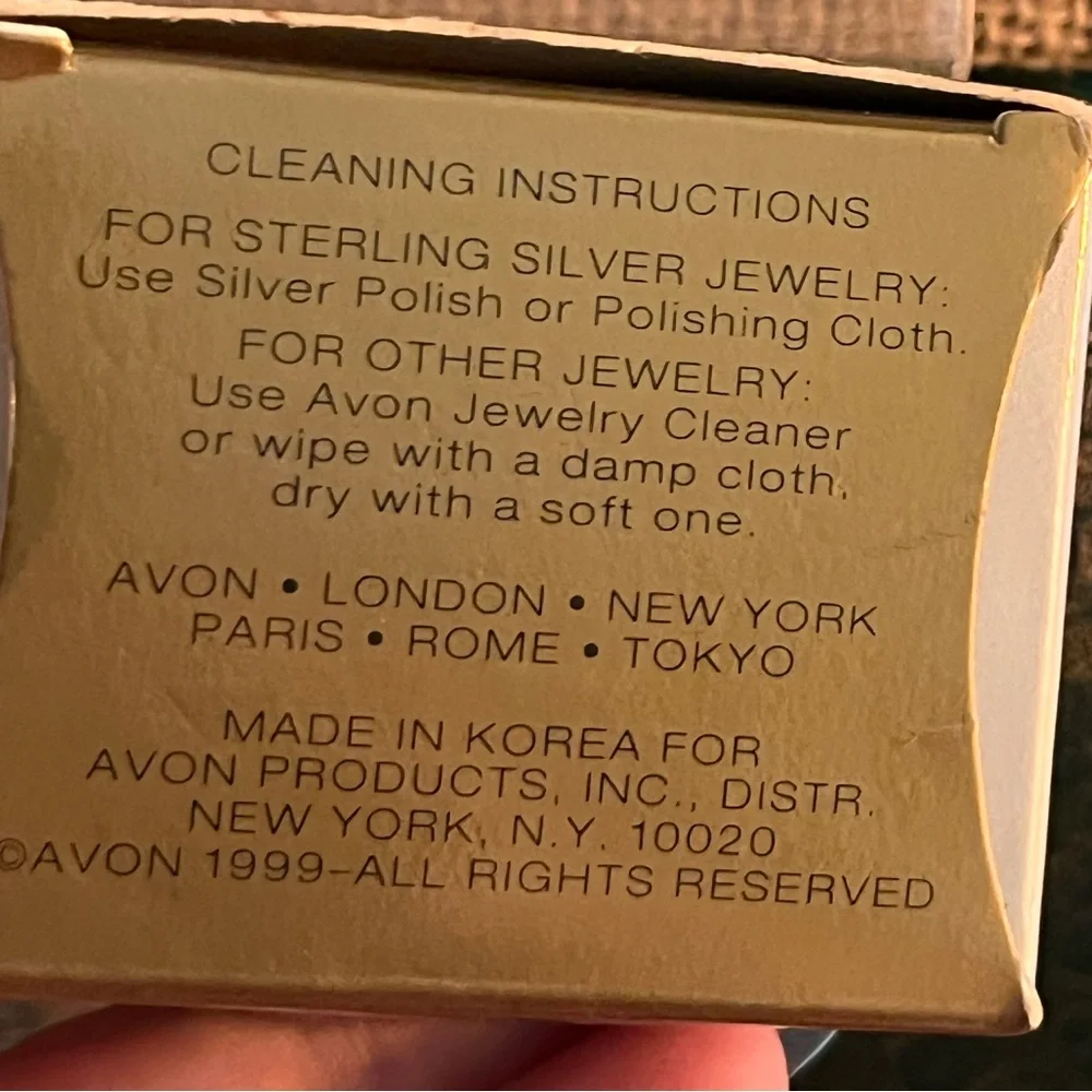 Ten Commandments key ring from vintage Avon 1999 new never used in box!